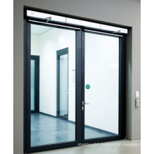 European standard Modern Exterior Aluminium fully glazed Glass Fire-rated Door for entrance